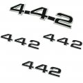 1968 Oldsmobile Cutlass/442/F85 442 EMBLEM KIT GRILLE FENDER TRUNK - INCLUDES 1 442 GRILLE EMBLEM, 2 442 FENDER EMBLEMS AND 1 442 TRUNK LID EMBLEM | EM5733T