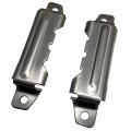 1964 Pontiac GTO/LeMans/Tempest CROSSMEMBER BRACKETS (PR) - THESE HOLD EACH END OF THE CROSSMEMBER AND BOLT TO THE FRAME. THEY USE RUBBER INSULATORS TO ISOLATE THE CROSSMEMBER FROM THE FRAME | AT6544Z