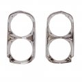 1967 Pontiac GTO/LeMans/Tempest HEADLAMP BEZEL PAIR | GH6847G