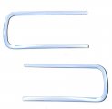 1969 Pontiac GTO/LeMans/Tempest GTO HIDEAWAY HEADLAMP DOOR MOLDINGS - PAIR | XP9956G