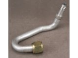 Pontiac GTO/LeMans/Tempest EVAPORATOR TUBE - ALUMINUM TUBE THAT HAS FITTING FOR EVAPORATOR AND RUBBER A/C HOSE ATTACHED TO IT. TUBE IS ABOUT 12