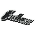 1971 Oldsmobile Cutlass/442/F85 CUTLASS GLOVEBOX EMBLEM | EM9601T