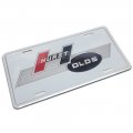 1968 Oldsmobile Cutlass/442/F85 ACCESSORY LICENSE PLATE (HURST OLDS - WHITE BACKGROUND) | BK9763T