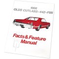 1966 Oldsmobile Cutlass/442/F85 CUTLASS - 442 - F85 ILLUSTRATED FACTS & FEATURE MANUAL | MP0080