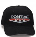1977 Pontiac GTO/LeMans/Tempest PONTIAC HAT (BLACK WITH GTO EMBLEM) # H131 | BK6305G