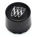 1984 Buick Skylark/GS/Regal/GN ROUND BLACK CENTER CAP WITH TRI-SHIELD EMBLEM # 25518704 (FITS REGAL T-TYPE & GRAND NATIONAL) - EA | WT10040S