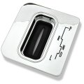 1963 Chevrolet Impala/Caprice/Bel Air AUTOMATIC CONSOLE SHIFT PLATE WITH PATTERN GM # 3830456 | 3830456