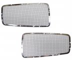 1971 Pontiac GTO/LeMans/Tempest GRILLES - GRILLE WITH SQUARE PATTERN MESH. THESE HAVE A BEAUTIFUL CHROME FINISH AND ARE SOLD IN PAIRS. YOU CAN ALSO USE THESE ON 1972 MODELS IF YOU WANT THE WIRE MESH STYLE | GH10225G