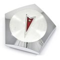1975 Pontiac GTO/LeMans/Tempest HONEYCOMB CENTER CAPS WITH ARROW CREST PENTAGON SHAPED (REPRODUCTION SNAP ON STYLE) - EA | WT7091Z