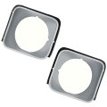 1978 Chevrolet Nova/Chevy II STANDARD SILVER PAINTED HEADLAMP BEZELS (REPRODUCTION) - PAIR | GH10492N