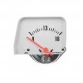 1968 Chevrolet Nova/Chevy II CONSOLE VOLTMETER GAUGE (FOR USE WITH UPDATED WIRING) SILVER FACE - EA | CP10689Z