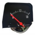 1968 Chevrolet Nova/Chevy II CONSOLE VOLTMETER GAUGE (FOR USE WITH UPDATED WIRING) BLACK FACE - EA | CP10677Z