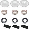 1966 Pontiac GTO/LeMans/Tempest AIR CLEANER SET WITH FOAM ELEMENTS AND SCREENS | TP10915Z