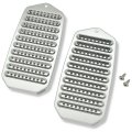 1970 Pontiac GTO/LeMans/Tempest DOOR JAMB VENTS (BILLET ALUMINUM) BRUSHED CLEAR ANODIZED - PR | BP10462Z