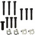 1974 Pontiac GTO/LeMans/Tempest ROUND PORT RAM AIR II / RAM AIR IV / HO EXHAUST MANIFOLD BOLT KIT - FOR ROUND PORT EXHAUST MANIFOLDS WITH 400 OR 455 RAM AIR II AND RAM AIR IV OR HO MOTOR. KITS CONSISTS OF 10 BOLTS IN THE PROPER LENGTH AND 4 LOCK TABS | EX11240F
