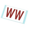 1972 Pontiac GTO/LeMans/Tempest WW ENGINE CODE DECAL - FACTORY DECAL THAT MOUNTS ON THE FRONT PASSENGER SIDE OF THE ENGINE BLOCK | DC12278Z