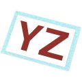1972 Pontiac GTO/LeMans/Tempest YZ ENGINE CODE DECAL - FACTORY DECAL THAT MOUNTS ON THE FRONT PASSENGER SIDE OF THE ENGINE BLOCK | DC12280Z