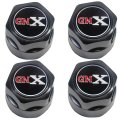 1983 Buick Skylark/GS/Regal/GN GNX WHEEL CAPS (BLACK WITH GNX LOGO) - SET OF 4 | WT12278S