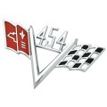 1996 Chevrolet Monte Carlo UNIVERSAL CROSSFLAG EMBLEM WITH 454 EMBLEM ATTACHED (MEASURES 2-7/8