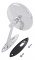1962 Chevrolet Corvair OUTSIDE CHROME MIRROR ASSEMBLY WITH BOWTIE (INCLUDES MOUNTING SCREWS AND GASKET)- EA | XP5211C