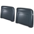 1971 Chevrolet Impala/Caprice/Bel Air PLASTIC BUCKET SEAT BACKS - INJECTION MOLDED WITH MOLDED CHROME (FITS 68 ALL & 69-72 RECLINING SEATS ONLY) DARK BLUE - PR | IN4382Z
