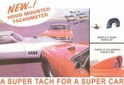 1975 Pontiac GTO/LeMans/Tempest NEW DIXCO STYLE HOOD TACH - 8000 RPM | BP12555Z