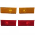 1987 Oldsmobile Cutlass/442/F85 FRONT & REAR SIDE MARKER LENS SET OF 4 | XL12602T