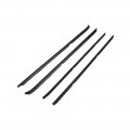 1986 Oldsmobile Cutlass/442/F85 WINDOWFELT KIT 4 PIECE - OEM REPLACEMENTS FOR CARS WITHOUT WIDE BELT REVEAL MOLDING (CORRECT ROUND CHROME BEAD) | WS12664T