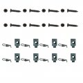1967 Chevrolet Nova/Chevy II HEADLAMP BEZEL HARDWARE (DOES 2 BEZELS) - KIT | GH12738N
