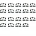 1971 Chevrolet Impala/Caprice/Bel Air FRONT WINDSHIELD MOLDING CLIP KIT (19 PIECES) | XP12843P