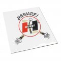 1985 Oldsmobile Cutlass/442/F85 1950'S - 1970'S HURST SHIFTER BEWARE DECAL (APPROXIMATELY 4