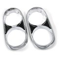 1965 Pontiac GTO/LeMans/Tempest HEADLAMP BEZEL; DIECAST CHROME; PAIR | GH12879G