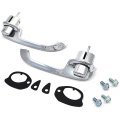 1956 Chevrolet Full Size up to 1957 OUTSIDE DOOR HANDLE KIT WITH HANDLES, BUTTONS & GASKETS (FRONT OR REAR) - PR | XP1013L