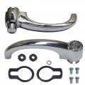 1956 GM Truck OUTSIDE DOOR HANDLE KIT WITH HANDLES, BUTTONS & GASKETS (GM #20211) - PR | XP10668K