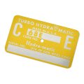 1968 Chevrolet Chevelle/Malibu AUTOMATIC TRANSMISSION TAG - CE YELLOW (396 HIGH PERFORMANCE) | AT15382C