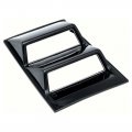 1968 Chevrolet Nova/Chevy II CONSOLE GAUGE LID (BLACK WITH CHROME TRIM) | CP1415Z