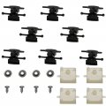 1963 Chevrolet Impala/Caprice/Bel Air DOOR MOLDING CLIP KIT (DOES 2 DOORS) - SET | XP52895P