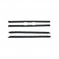 1976 Chevrolet Impala/Caprice/Bel Air OUTER WINDOWFELTS OEM STYLE REPLACEMENTS (IMPALA 4 DOOR SEDAN) - 4 PIECE KIT | WS52910P