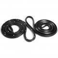 1964 Pontiac GTO/LeMans/Tempest DOOR WEATHERSTRIPS WITH CLIPS, 4 DOOR WAGON REAR DOORS - PR | WS52924Z