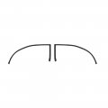 1979 Buick Skylark/GS/Regal/GN ROOFRAIL WEATHERSTRIPS (REGAL) - PR - OEM #'S 20737658 / 20737659 | WS2445Z