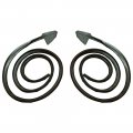 1968 Mopar Dodge/Chrysler/Plymouth DOOR FRAME WEATHERSTRIP, 2 DOOR COUPE, HARDTOP, PAIR (A-BODY) | WS52943J