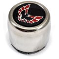 1980 Pontiac Firebird/TransAm STAINLESS SNOWFLAKE CENTER CAP WITH 1 RED BIRD EMBLEM REPLACEMENT INSERT GM 527077 | WT80816F