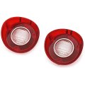 1972 Chevrolet Chevelle/Malibu TAIL LAMP LENS BACKUP WITH CHROME - PR | XL6662V