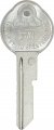 1968 Cadillac Cars EARLY STYLE PEARHEAD KEY BLANK CODE D (1020) - EA | KL1020Z