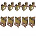 1969 Cadillac Cars 3/16'' R CLIP FOR METAL LINES W/ TAB - SET OF 10 (GOLD CADMIUM) | HB96566Z