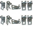 1996 Pontiac Firebird/TransAm 3/8'' X 1/4'' REAR R CLIP FOR METAL LINES - SET OF 10 (SILVER ZINC) | HB96576F