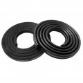 1965 Mopar Dodge/Chrysler/Plymouth (A&B BODY) DOOR WEATHERSTRIP SEALS FOR 2 DOOR SEDAN - PR (LM23-HBLK / BLACK) | WS1011J