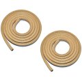 1965 Mopar Dodge/Chrysler/Plymouth (A&B BODY) DOOR WEATHERSTRIP SEALS FOR 2 DOOR SEDAN - PR (LM23-HTAN / TAN) | WS1019J