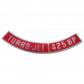 1966 Chevrolet Impala/Caprice/Bel Air TURBO-JET 425 HP AIR CLEANER DECAL (DC0026) | DC0026