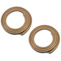 1965 Mopar Dodge/Chrysler/Plymouth (A&B BODY) DOOR WEATHERSTRIP SEALS FOR 2 DOOR HARDTOP/CONVT - PR (LM 23-GTAN / TAN/BEIGE (GOLD) | WS1020J